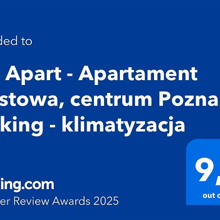 Ric Apart - Apartament Mostowa, Centrum Poznan - Parking - Klimatyzacja Exterior photo